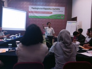 Pelatihan Peningkatan Kapasitas Staf KPH di KPHP Banjar