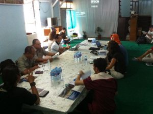 Suasana FDG di Kantor WALHI Pontianak